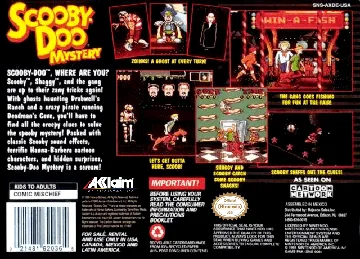 Scooby-Doo Mystery (USA) box cover back